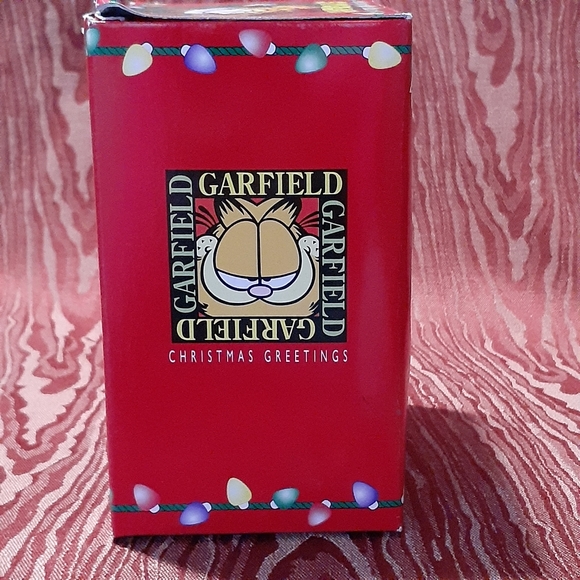 VINTAGE PAW TRIM A TREE GARFIELD CHRISTMAS ORNAMENT GARFIELD BODY ORNAMENT N BOX - Picture 7 of 8